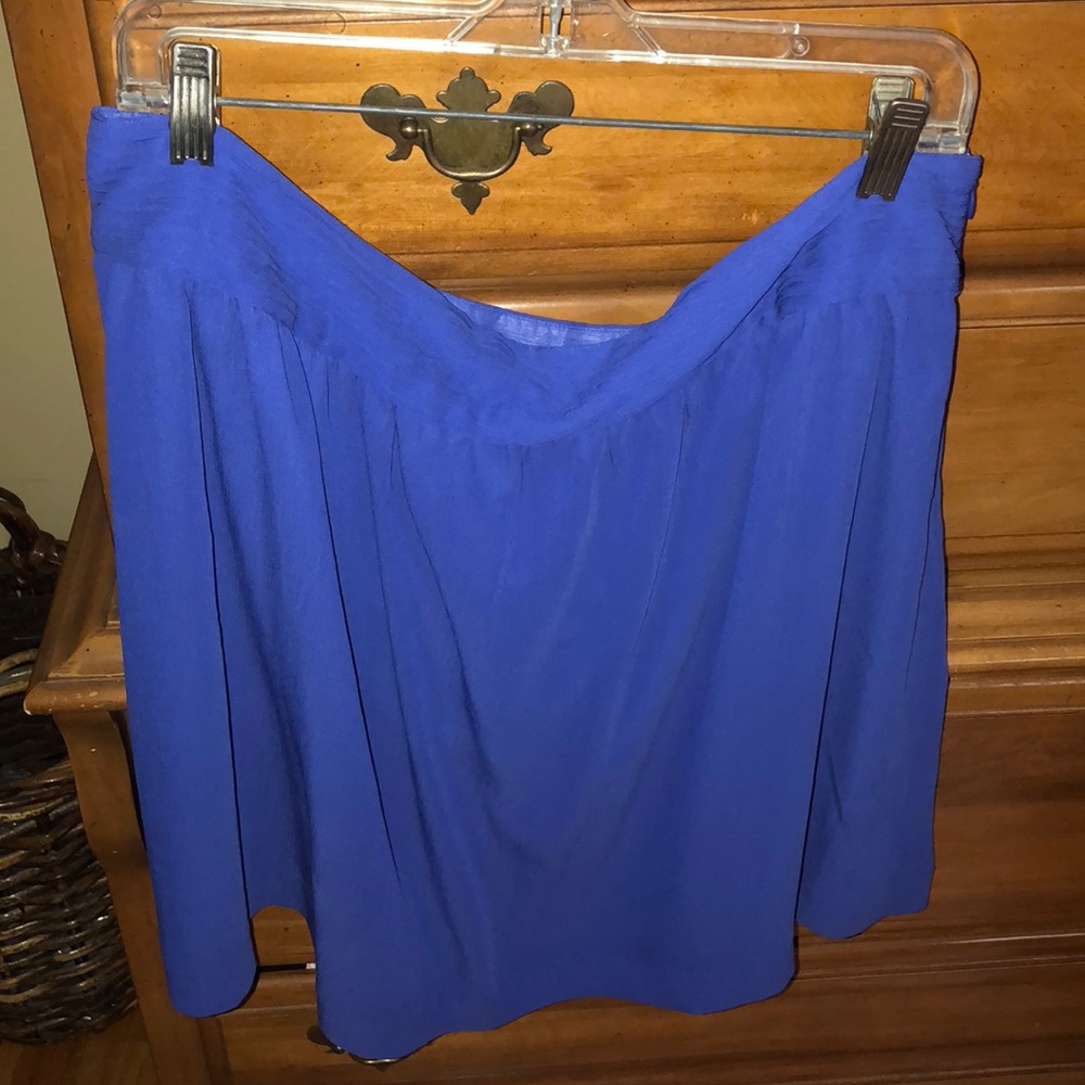 NWT periwinkle chiffon skater skirt
